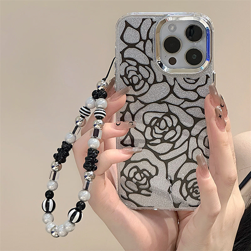 BLACK ROSE slim iPhone case